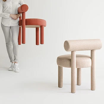 Wuli Šiaurės Dizainerio Kūrybos Valgomojo Kėdės, Modernaus Minimalistinio Namo Atgal Kėdė Viešbutis Kėdė Restoranas Minkštas Krepšys Atgal Kėdė